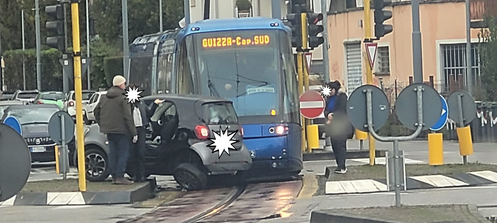 incidente tram smart PAdova